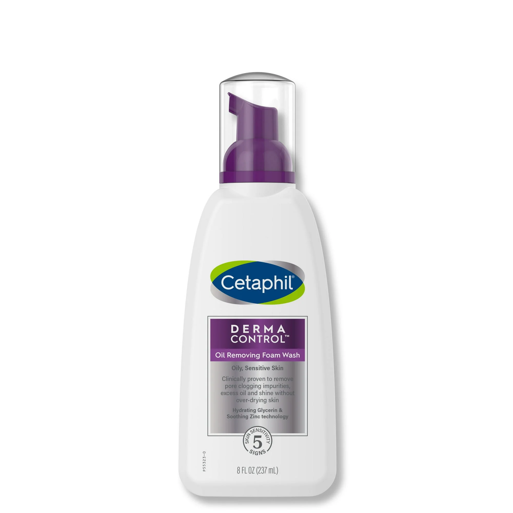 Cetaphil Derma Control Oil Removing Foam Wash 8oz