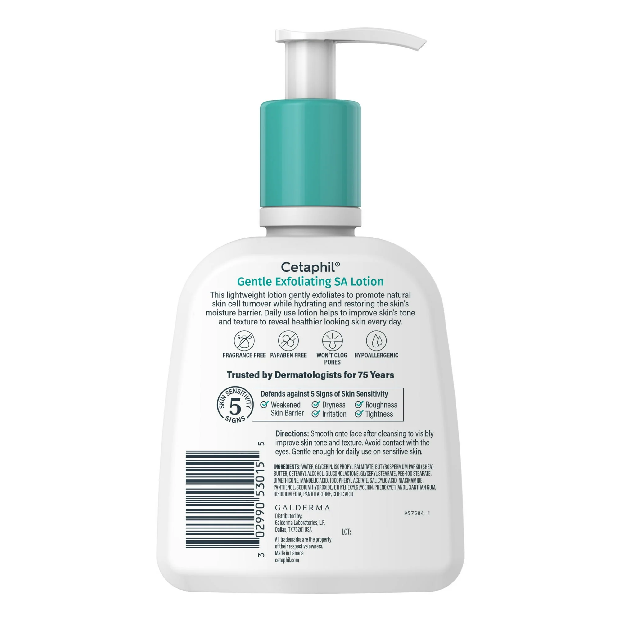 Cetaphil  Gentle Exfoliating Salicylic Acid Lotion 8 oz - Image 3