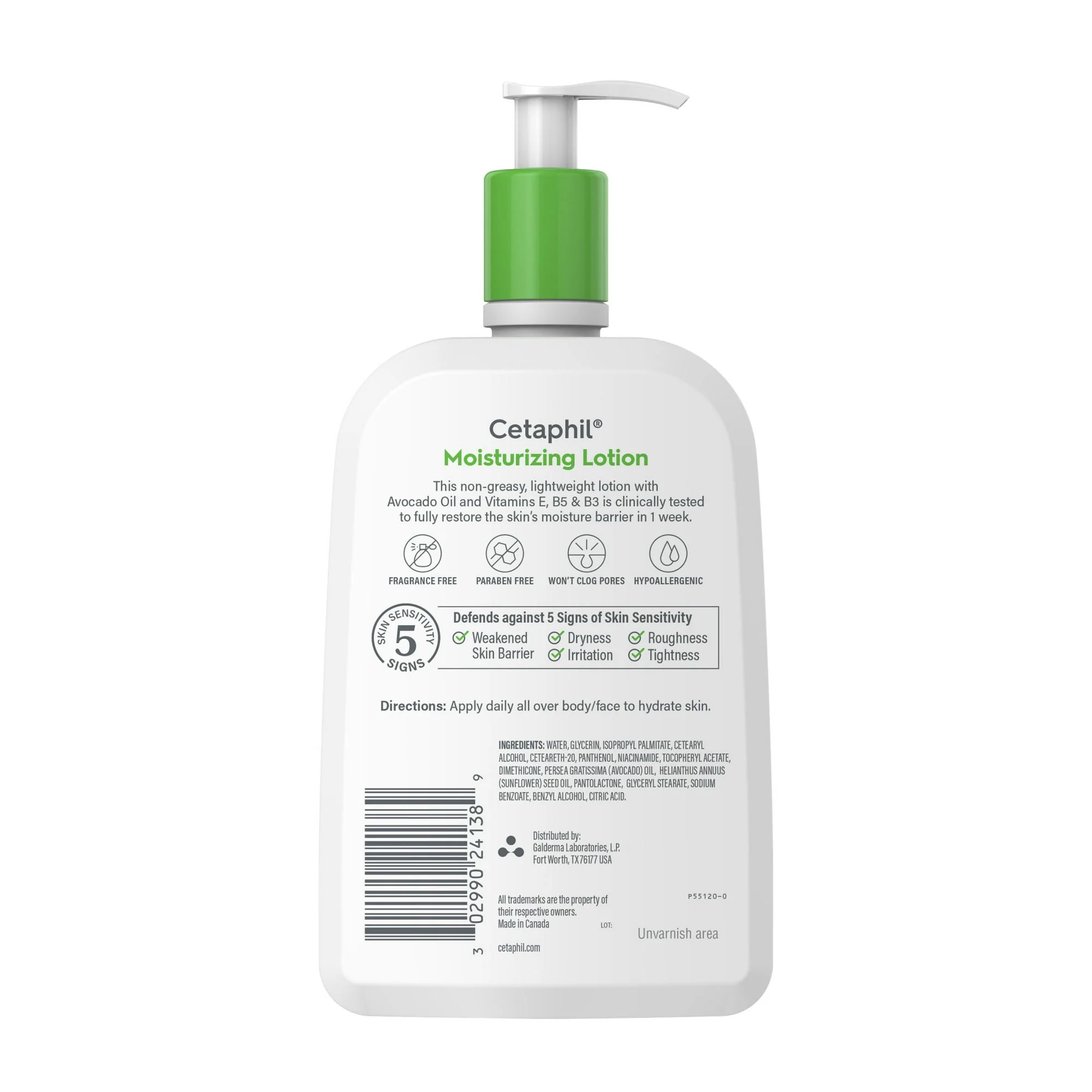 Cetaphil Moisturizing Lotion 20oz - Image 3