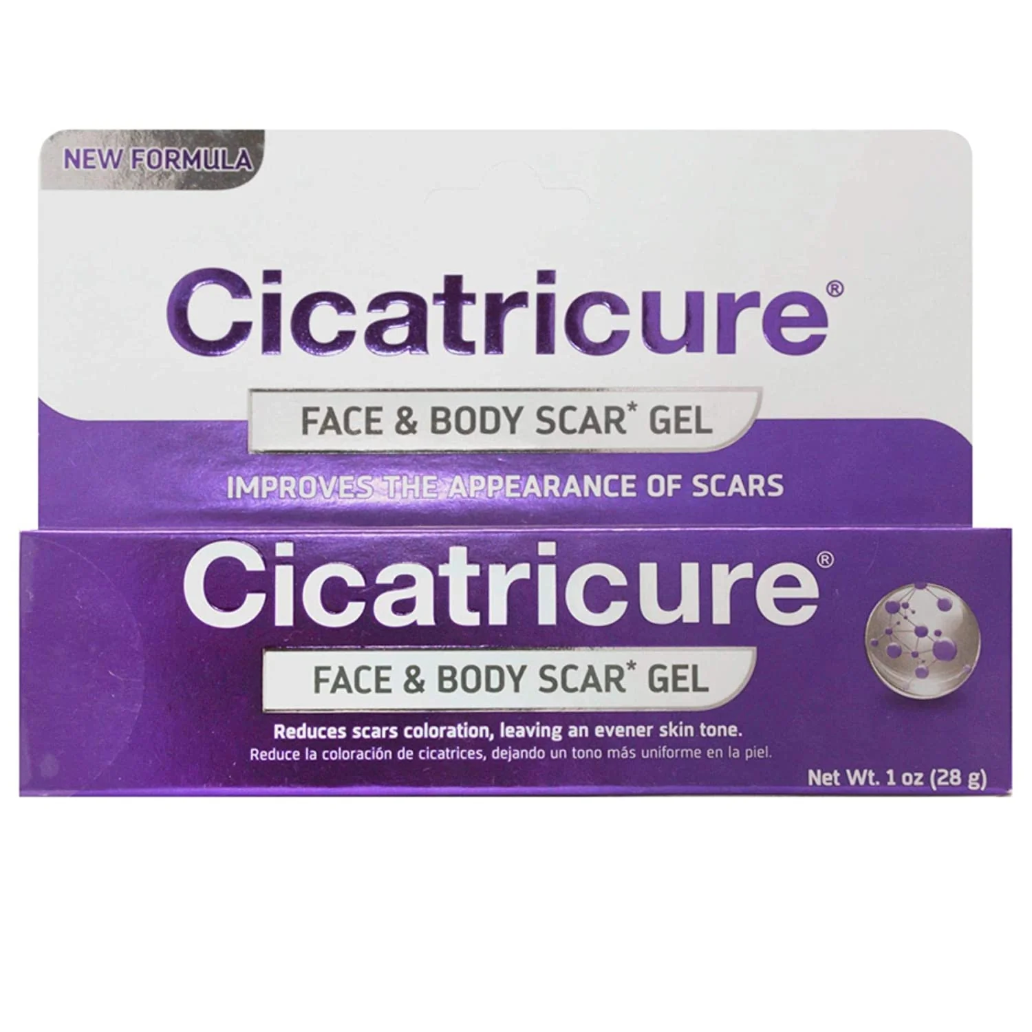 Cicatricure Face & Body Scar Gel. 1 Oz