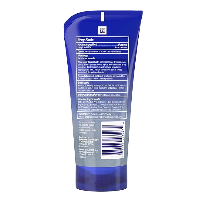 Clean & Clear Blackhead Clearing Scrub 5oz - Image 2