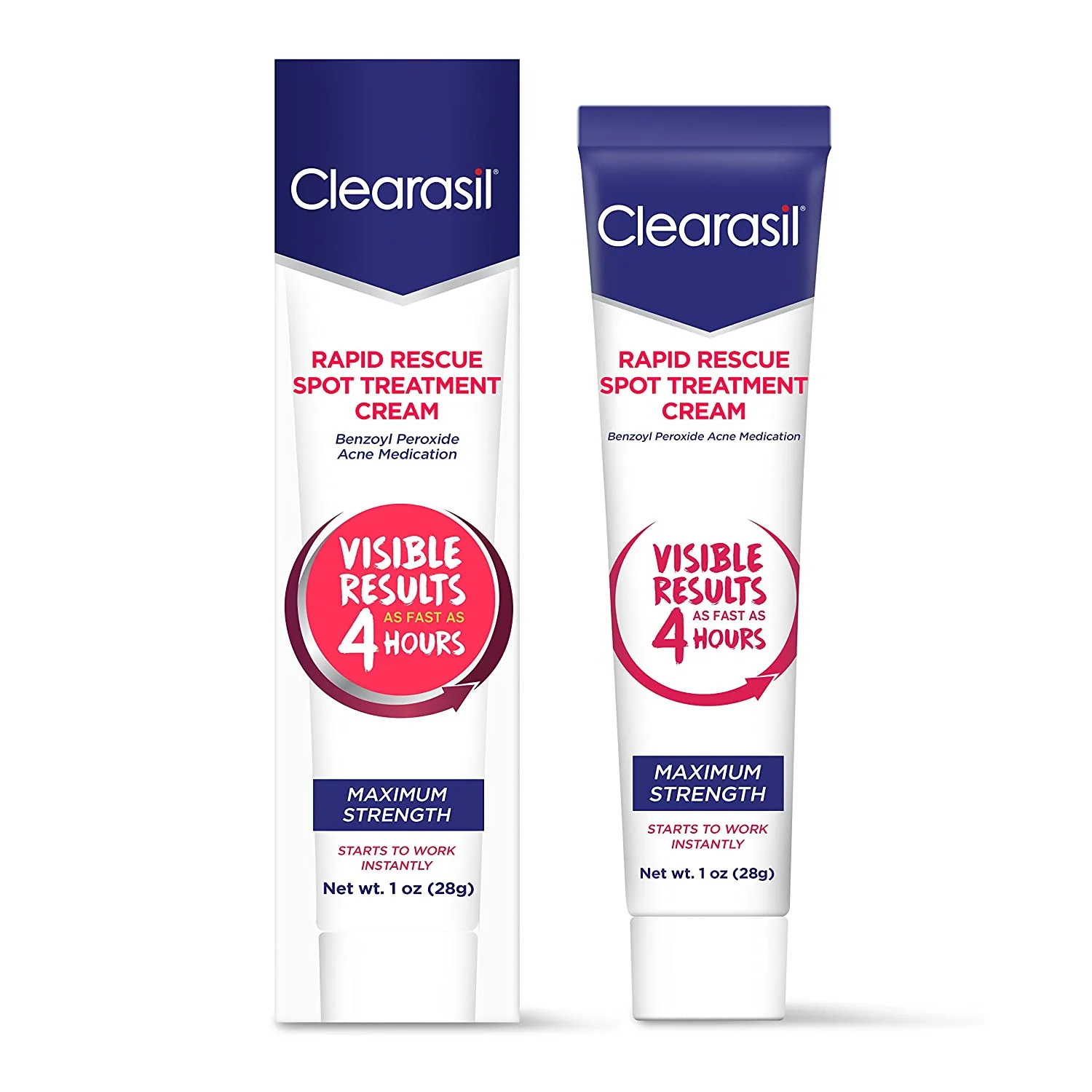 CLEARASIL RAPID RESCUE SPOT TREATMENT CREAM 1Oz