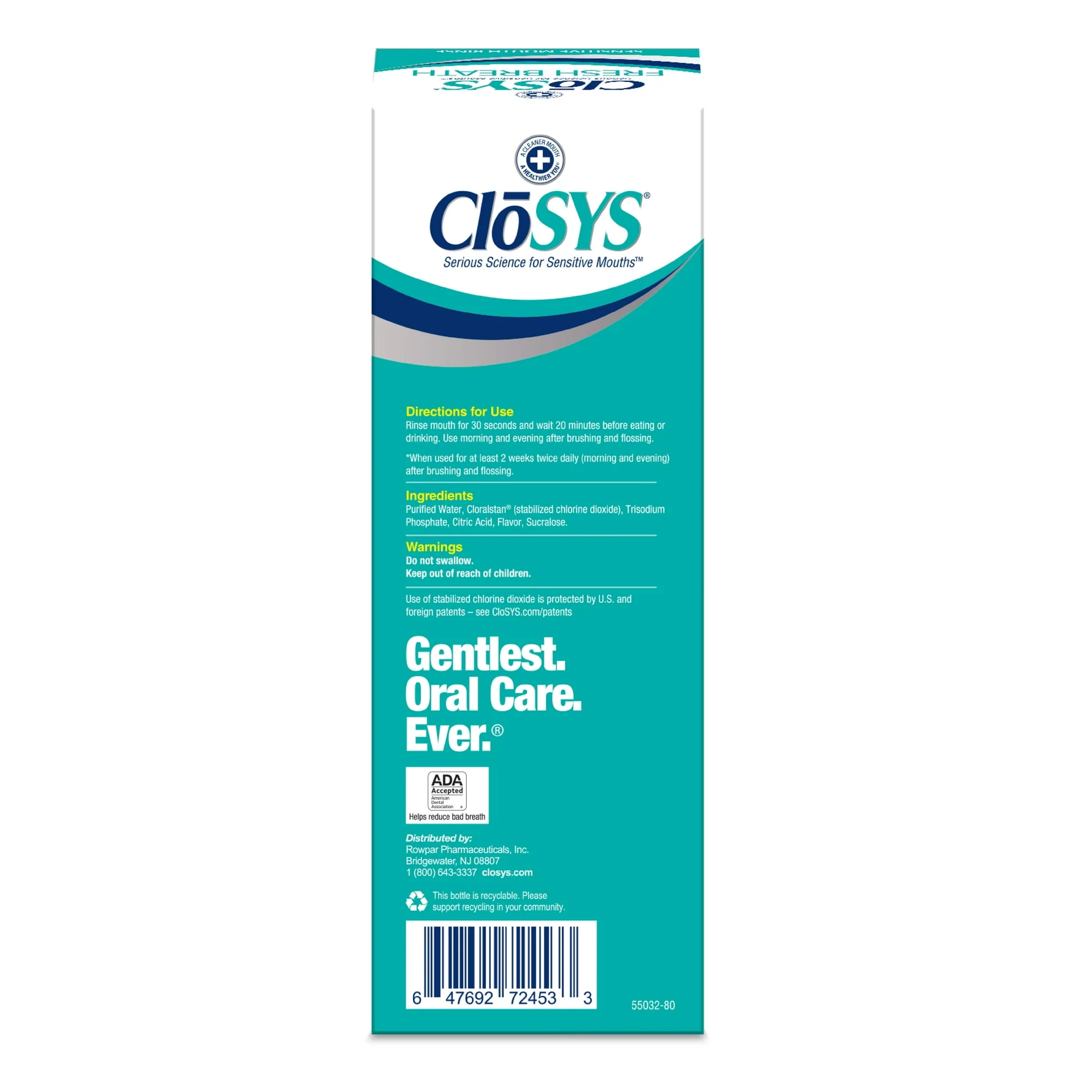Closys Fresh Breath Mouth Rinse 32oz - Image 3