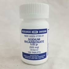 Concord Laboratories Sodium Bicarbonate 650 mg Antiacid 100 Tablets