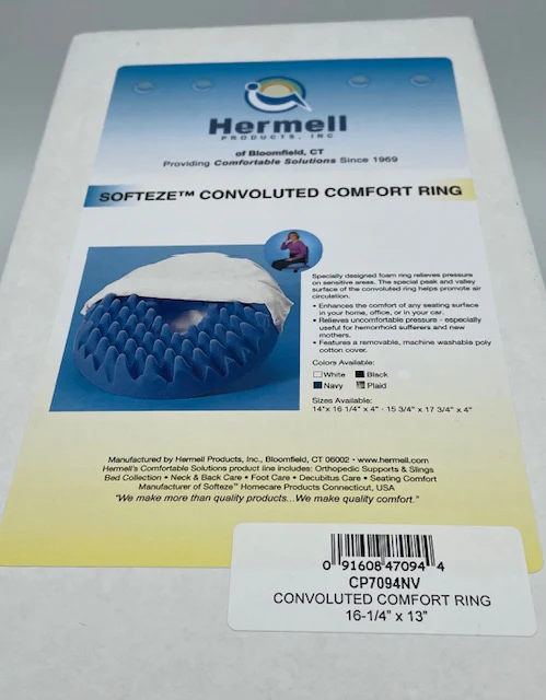 Hermell - Softeze Convoluted Comfort Ring With Polycotton Cover - Image 3