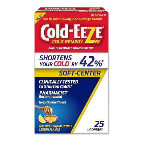 Cold-Eeze Soft-Center Liquid Honey Zinc Lozenges 25ct - Image 2