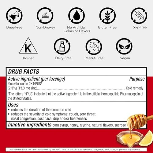 Cold-Eeze Soft-Center Liquid Honey Zinc Lozenges 25ct - Image 5