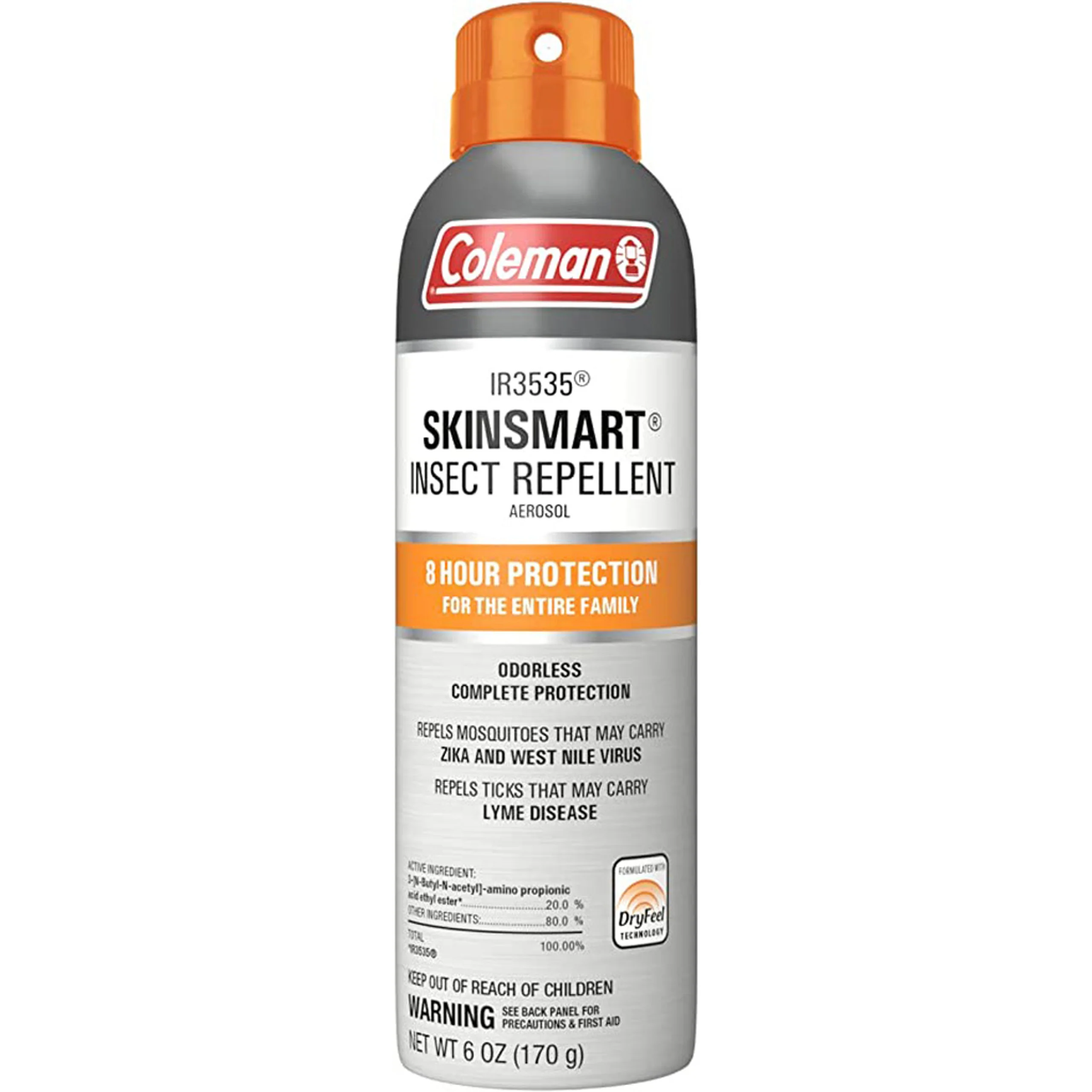 Coleman SkinSmart Insect Repellent Odorless 6 Oz