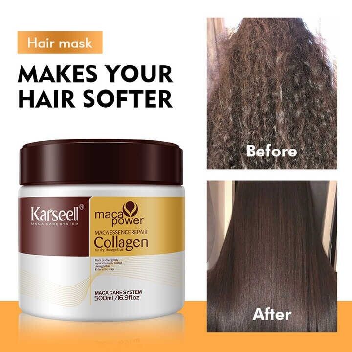 Karseell Collagen Hair Mask with Argan Oil 16.90 Oz - Image 10