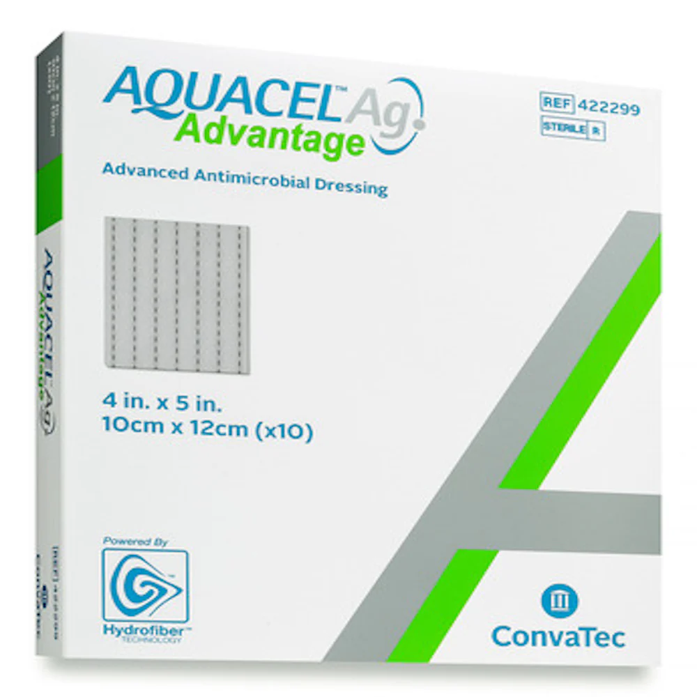 Convatec Aquacel Ag Advantage 4" x 5" 422299 - Image 2