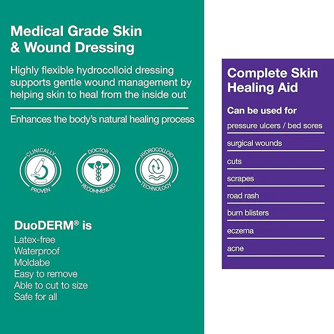 Convatec Duoderm CGF Hydrocolloid Dressing 6" x 6" 187661 - Image 3