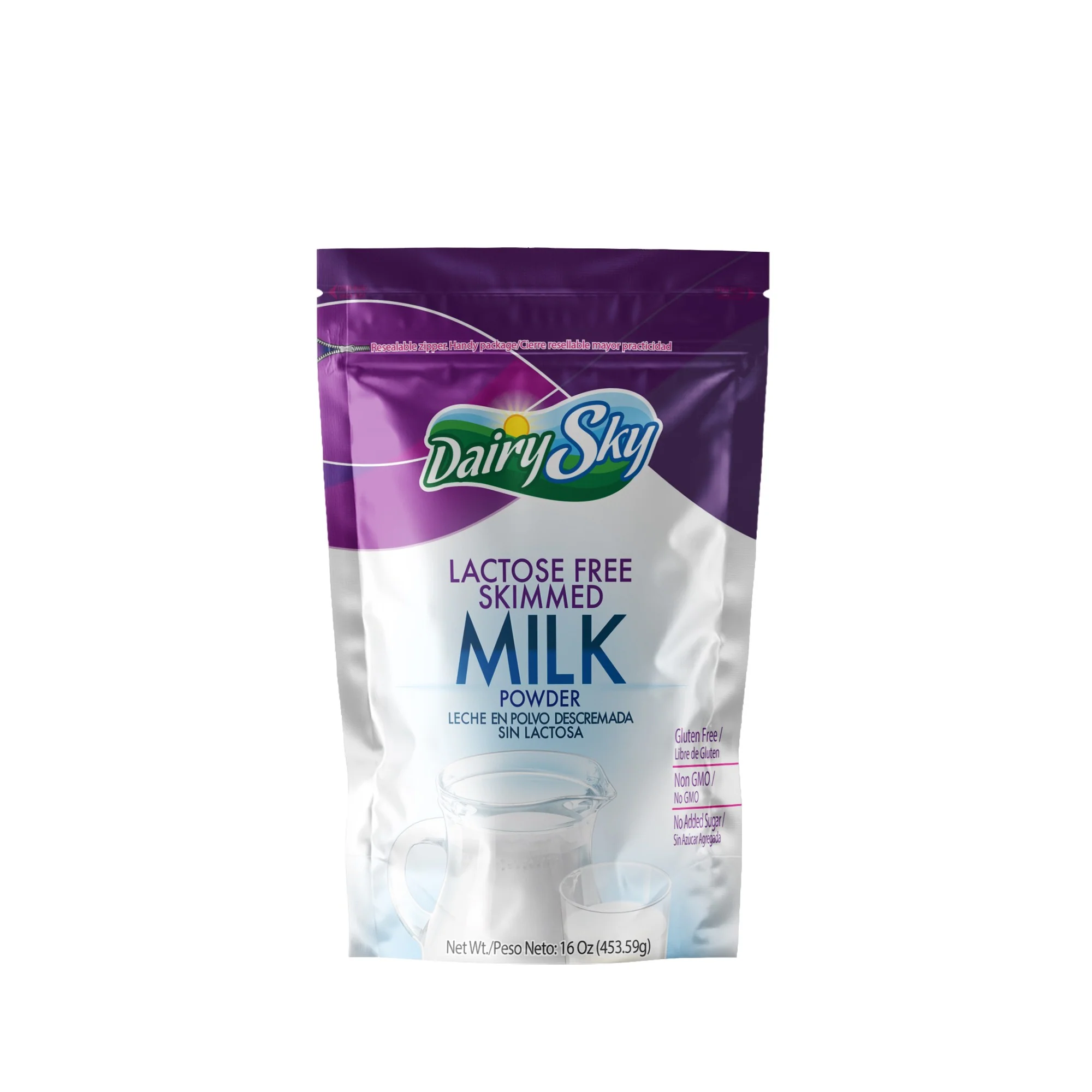 DairySky Lactose Free Skim Milk Powder 16 Oz