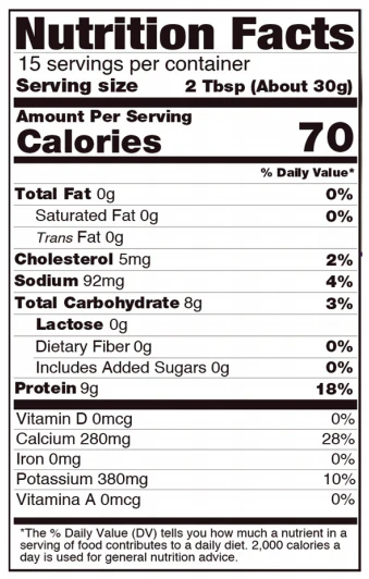 DairySky Lactose Free Skim Milk Powder 16 Oz - Image 2