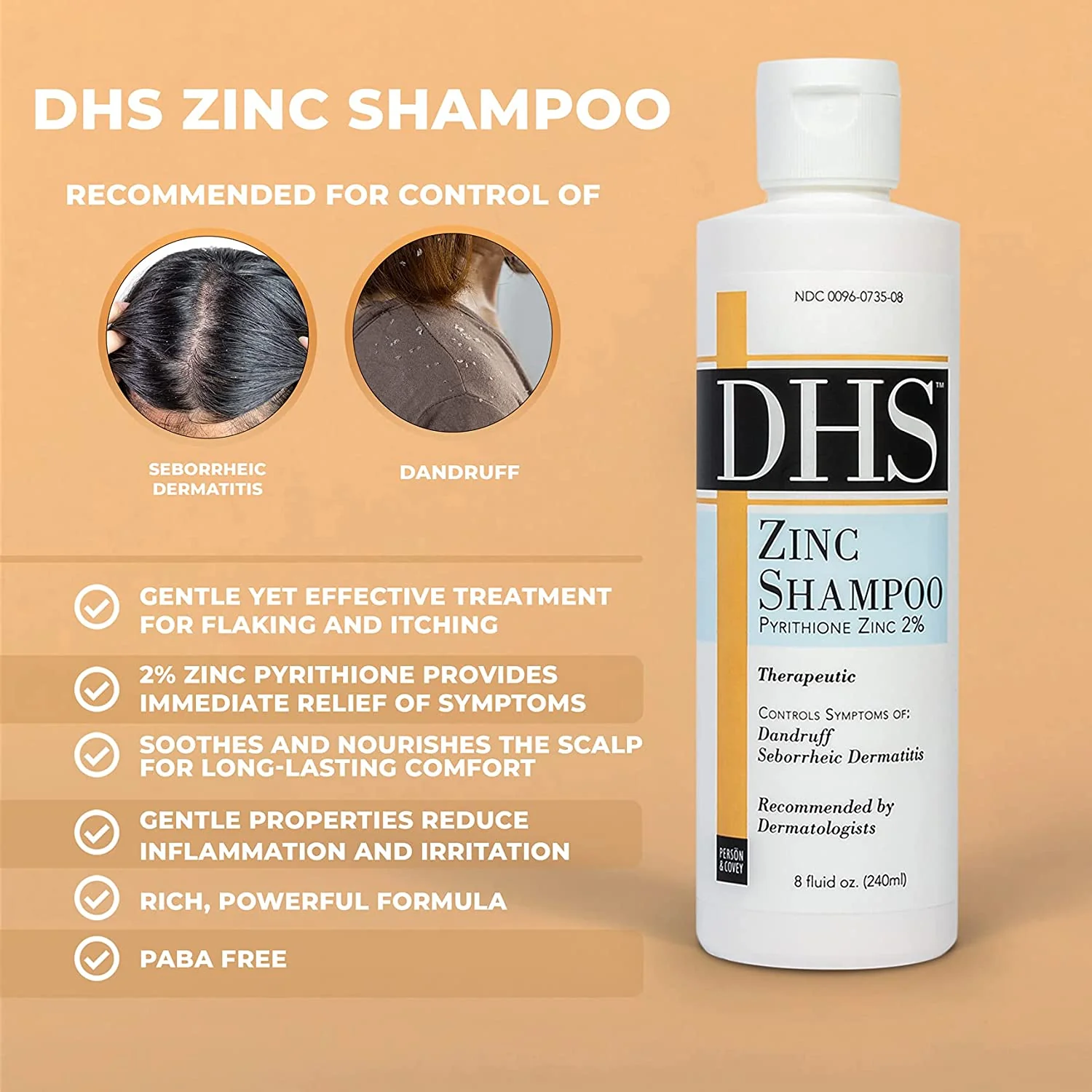 DHS Zinc Shampoo 8 Oz - Image 3