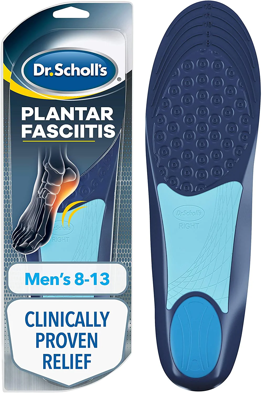 Dr. SchollāS Plantar Fasciitis Pain Relief Orthotics For Men