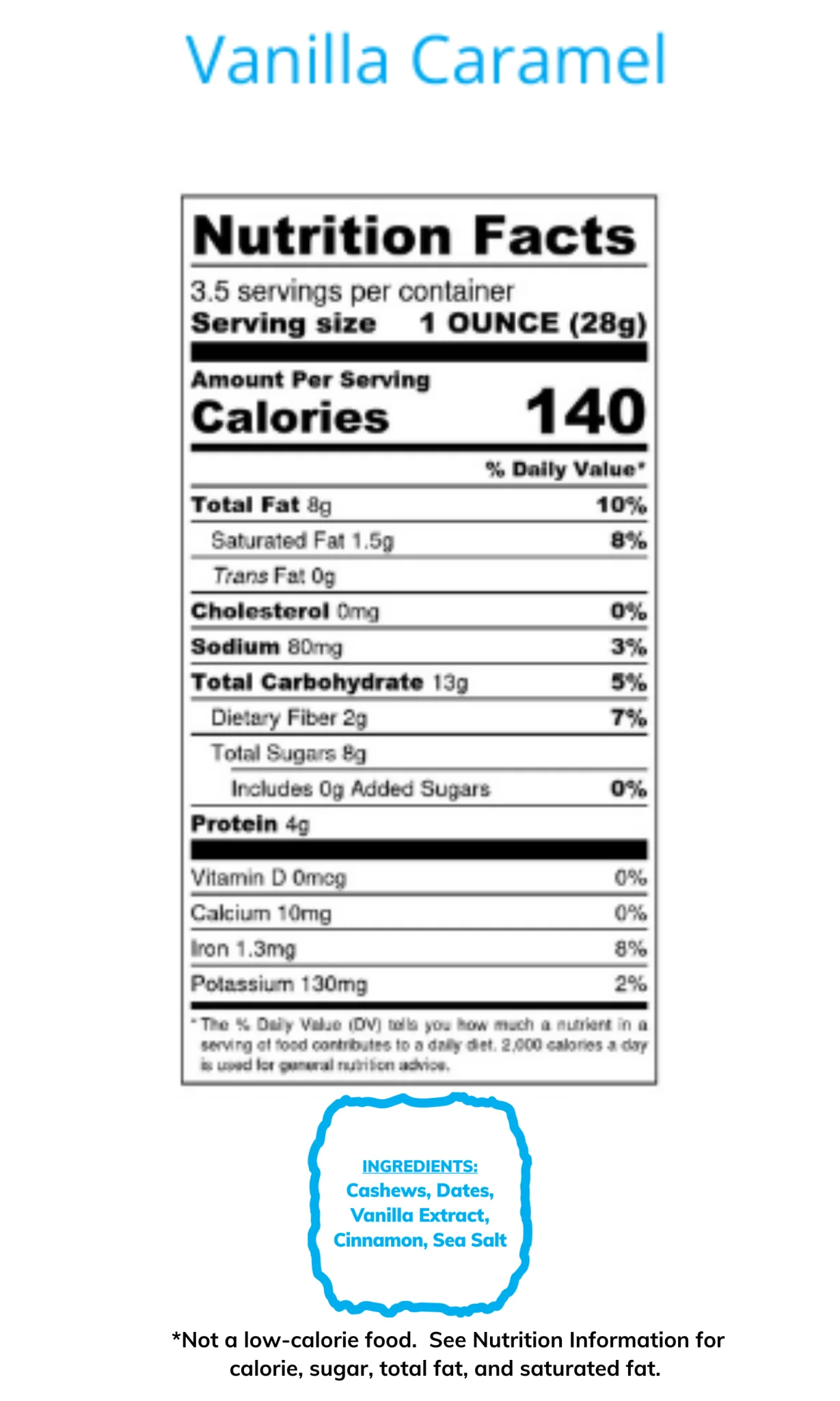 Nutsola Vanilla Caramel Date Glazed Cashews 3.5oz - Image 3