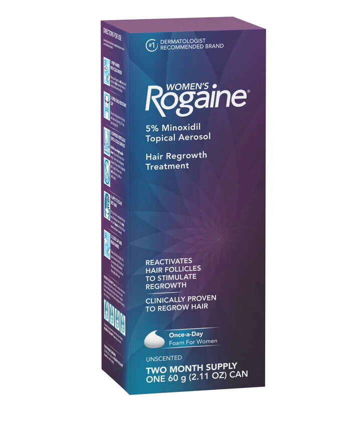 Rogaine Women's 5% Minoxidil Unscented Foam
