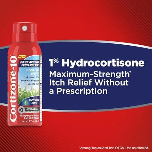 Cortizone-10 Fast Acting Cooling Anti-Itch Spray - Hydrocortisone - 2.7oz - Image 4