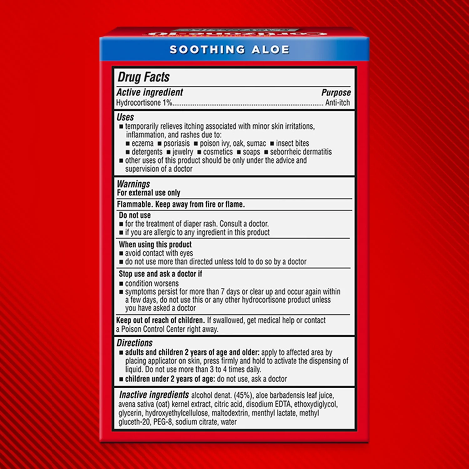 Cortizone 10 Soothing Aloe 1% Hydrocortisone Anti Itch Roll-on 1.25oz - Image 2
