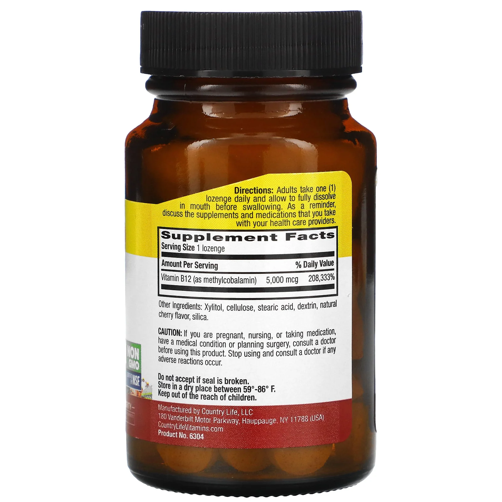 Country Life Methyl B12 Lozenges 60ct - Image 2