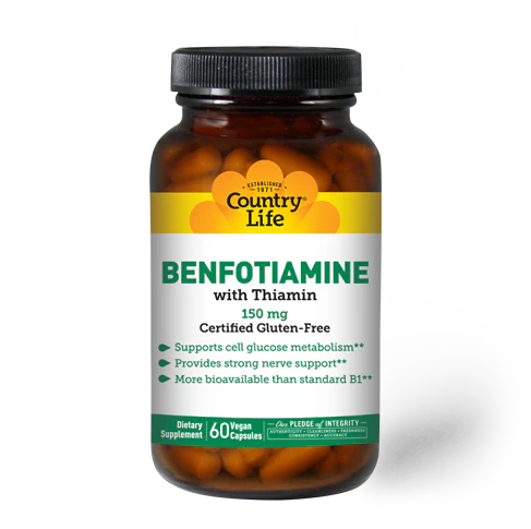 Country Life Benfotiamine 150mg 60 Capsules