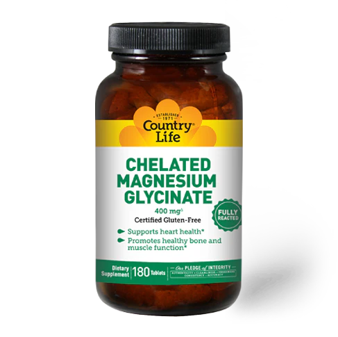 Country Life Magnesium Glycinate 180 Tablets