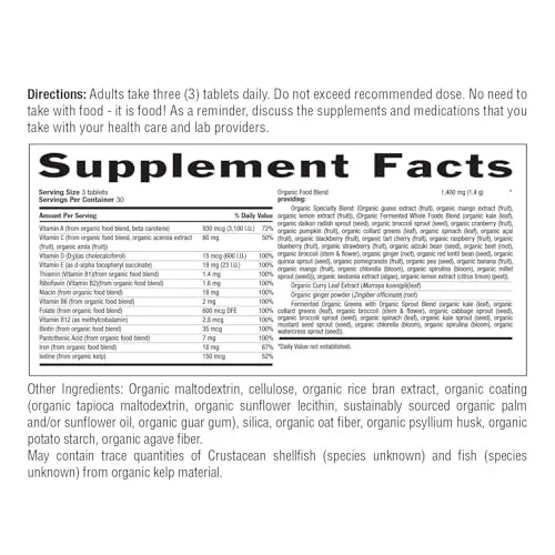 Country Life, Realfood Organics®, Prenatal, 90 Easy-to-Swallow Tablets - Image 7