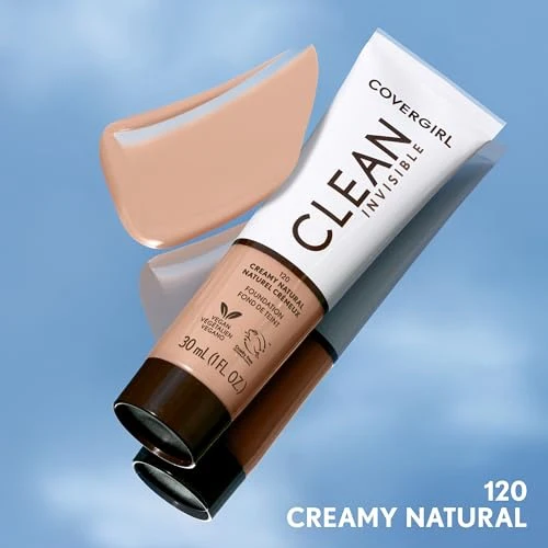 Covergirl Clean Invisible Foundation Creamy Natural 1 Fl Oz - Image 9