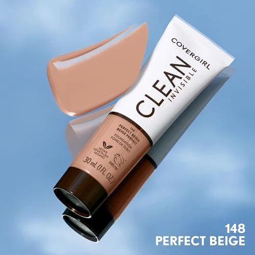 Covergirl Clean Invisible Foundation Perfect Beige, 1 Fl Oz - Image 9