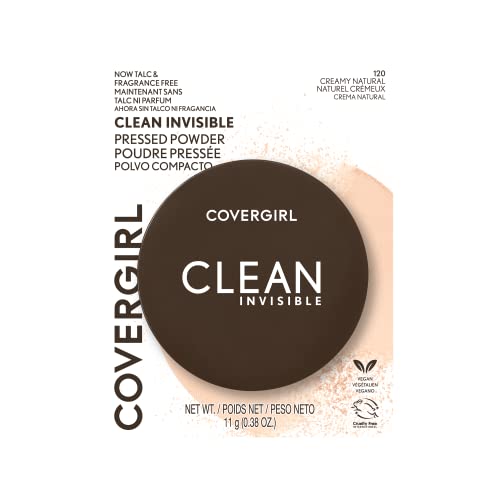 Covergirl Clean Invisible Pressed Powder Foundation, Creamy Natural 0.38oz - Image 4