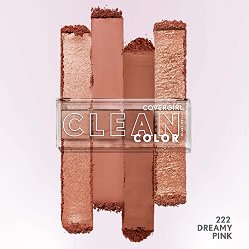 Covergirl Eyeshadow Clean Color Clean Fresh Dreamy Pink 222, 0.14 Oz - Image 4