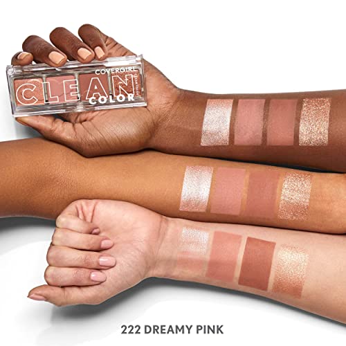 Covergirl Eyeshadow Clean Color Clean Fresh Dreamy Pink 222, 0.14 Oz - Image 5