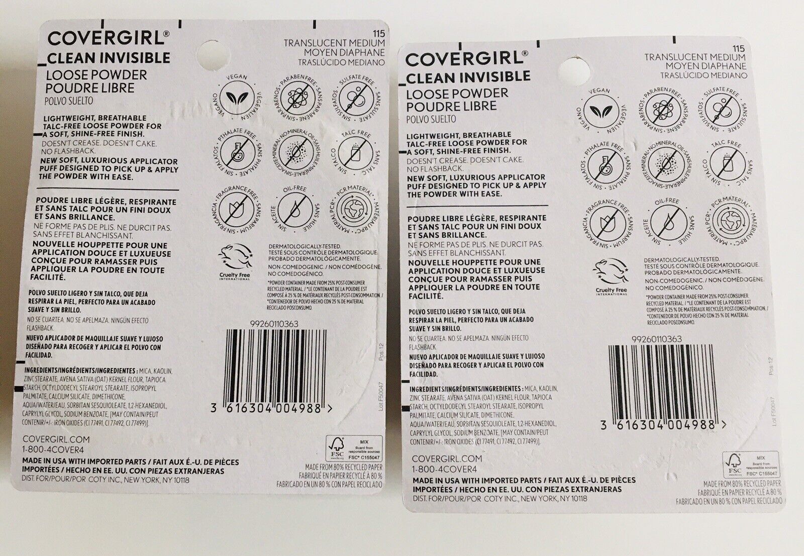 Covergirl Clean Invisible Loose Setting Powder Translucent Medium 0.7 Oz - Image 5