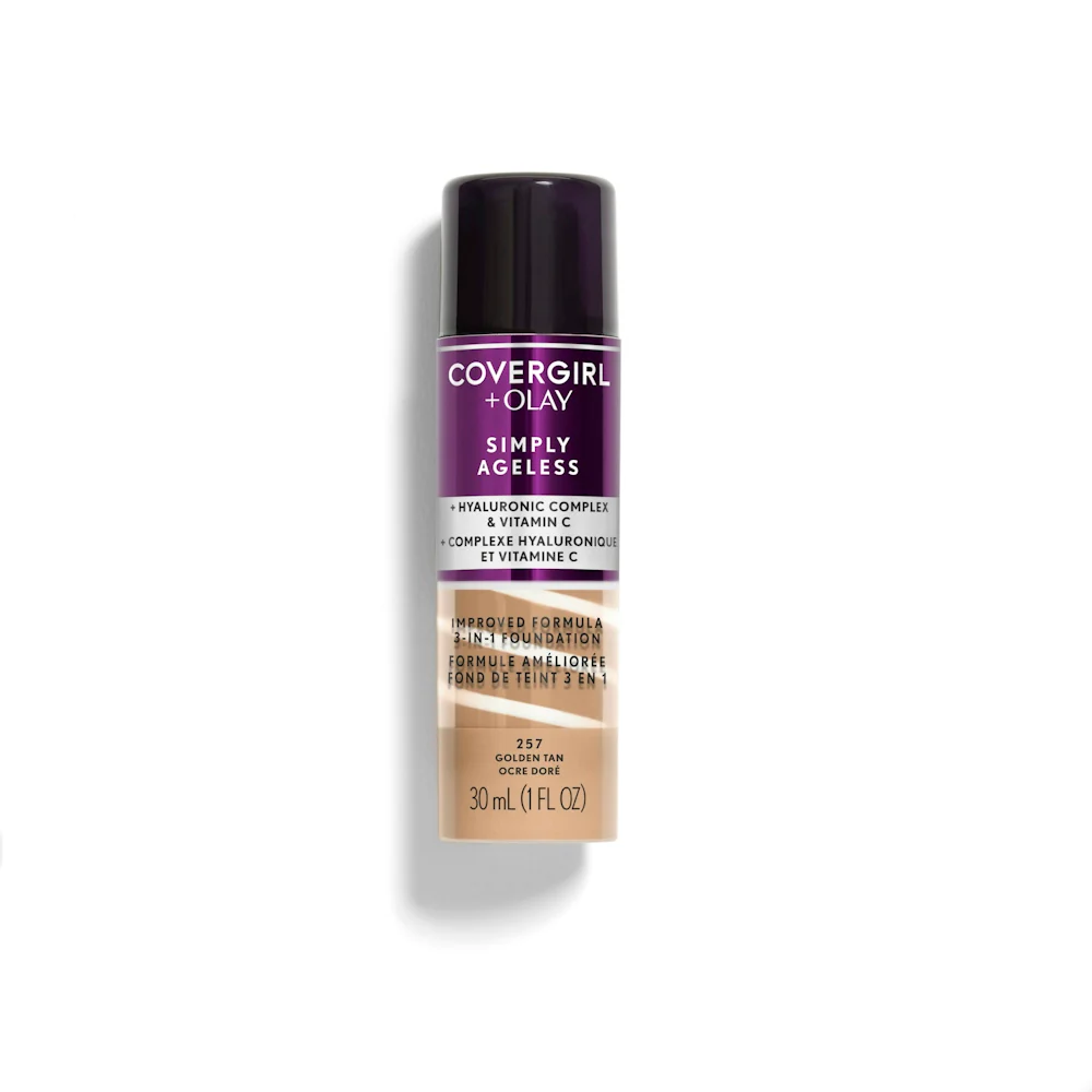 Covergirl & Olay Simply Ageless 3-in-1 Liquid Foundation, Golden Tan, 1 Fl Oz - Image 2