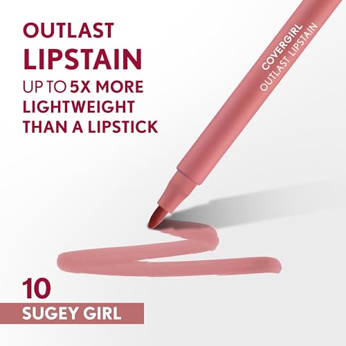 Covergirl Outlast Lipstain, One Size, Pink - Image 2