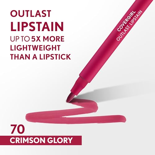 Covergirl Outlast Lipstain, One Size, Red - Image 2