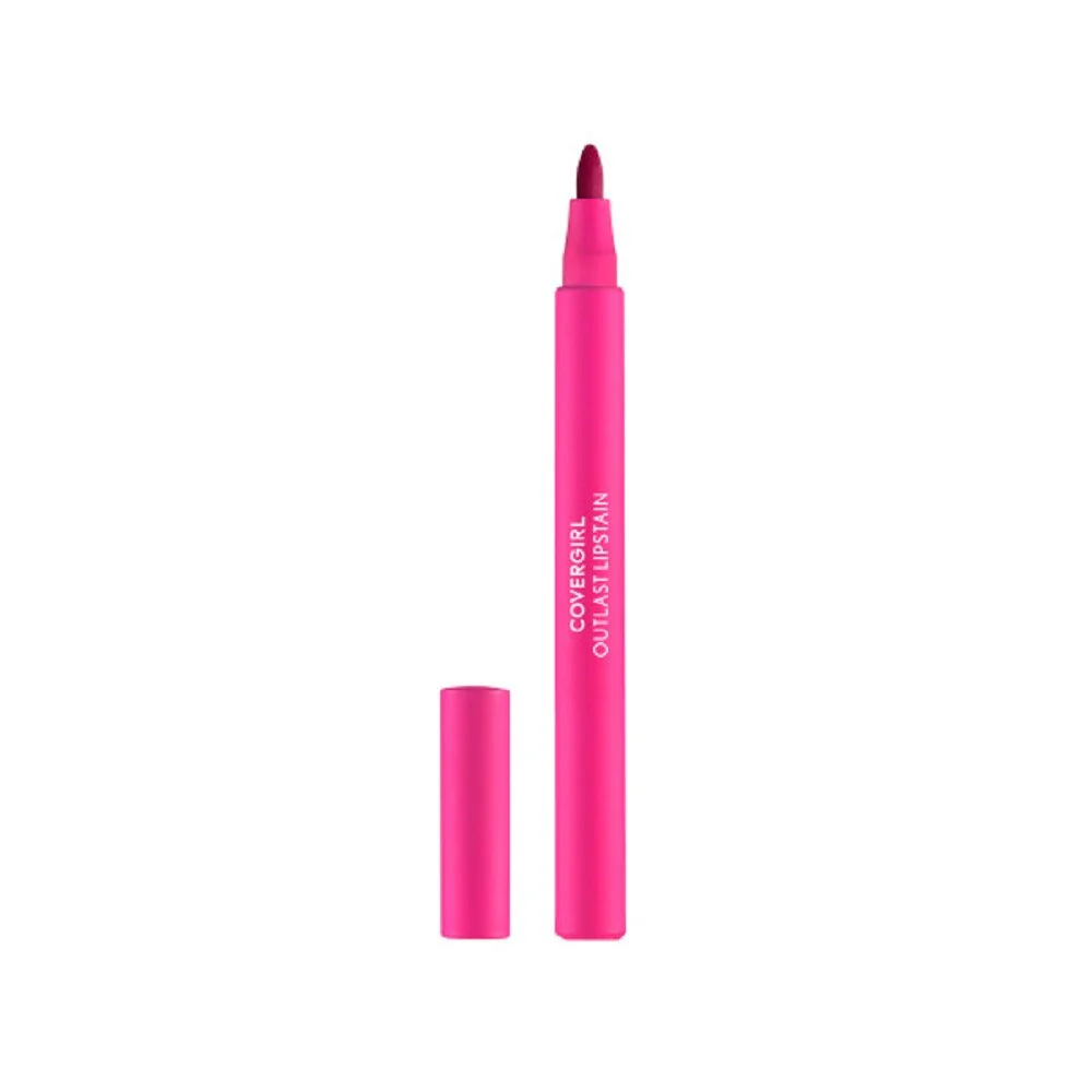 Covergirl Outlast Lipstain, Smooth Application, Precise Pen-Like Tip, Transfer-Proof, Satin Stained Finish, Vegan Formula 1 Count (Pack of 1) - Image 8