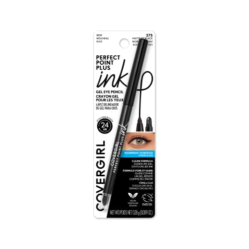 Covergirl Perfect Point Plus Ink Gel Eye Pencil Matte Jet Black - Image 3