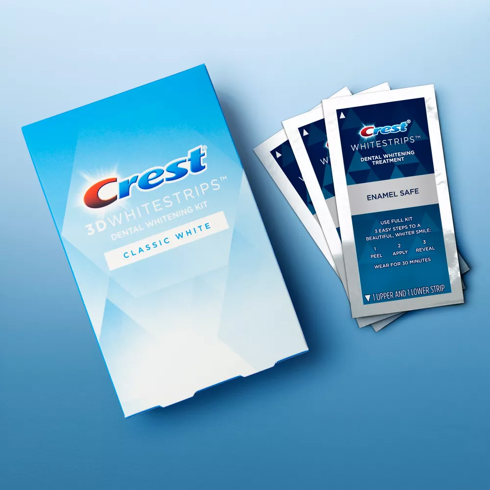 Crest 3D White Strips Classic White 20 Strips - Image 2