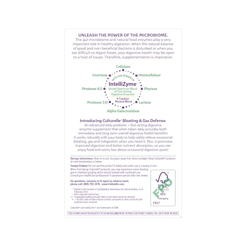 Culturelle Bloating & Gas Defense Capsules, 30 ct - Image 9
