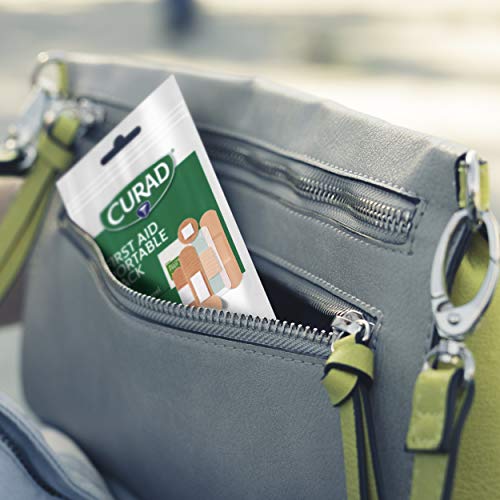 Curad First Aid Portable Pack Ideal for Travel Water Resistant Pouch 15 Count - Image 6