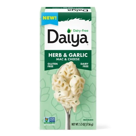 Daiya Dairy Free Gluten Free Herb and Garlic Mac & Cheese Vegan 5.5 Oz