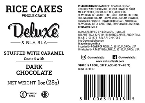 Deluxe Rice Cake Dark Chocolate With Caramel 1Oz - Image 3