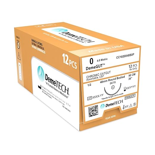 Demegut Suture Chromic Absolute Size 0 36In