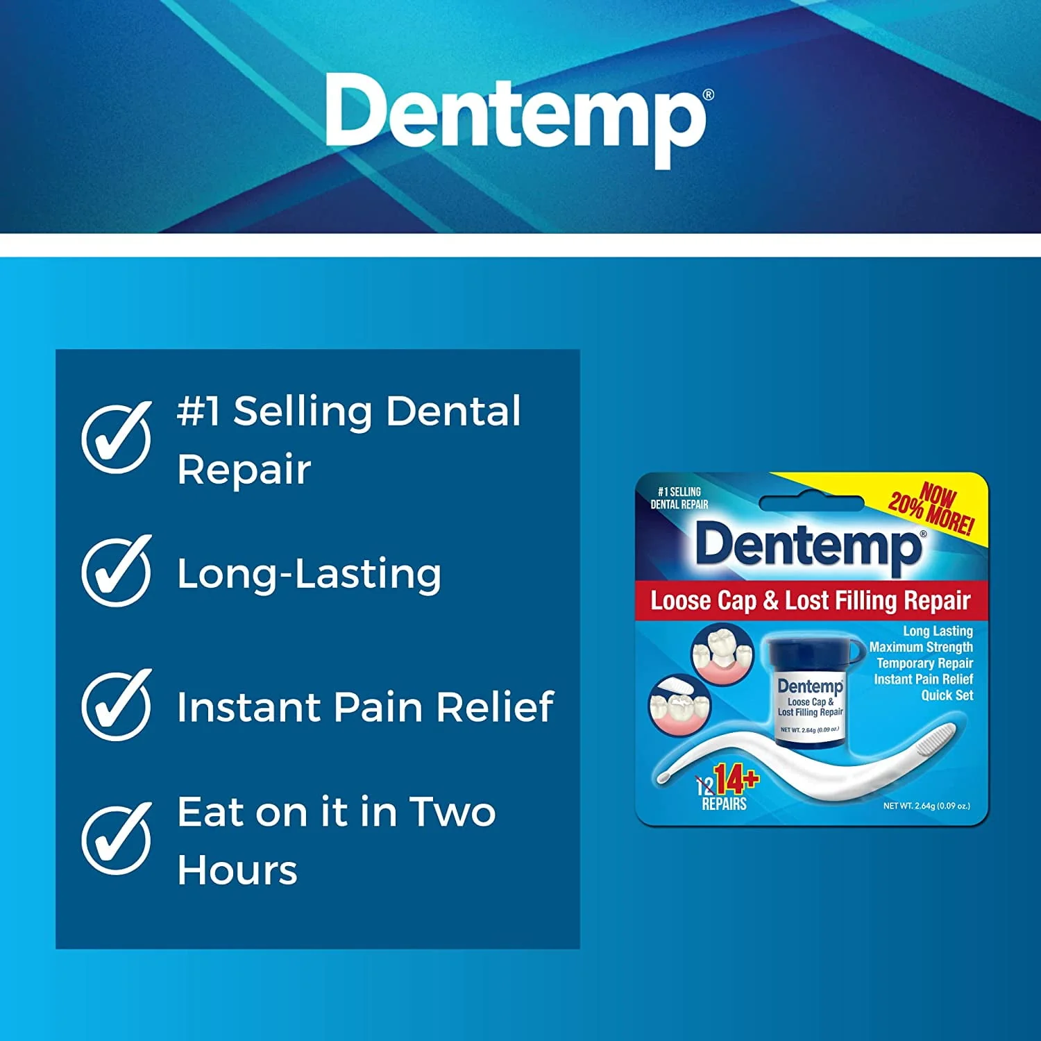 Dentemp Loose Cap & Lost Filling Repair - Image 2