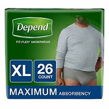 Depend Fit-Flex Incontinence Underwear for Men, Maximum Absorbency Large - Image 3
