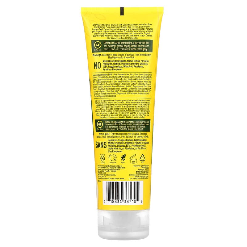 Desert Essence Lemon Tea Conditioner 8 Oz - Image 2
