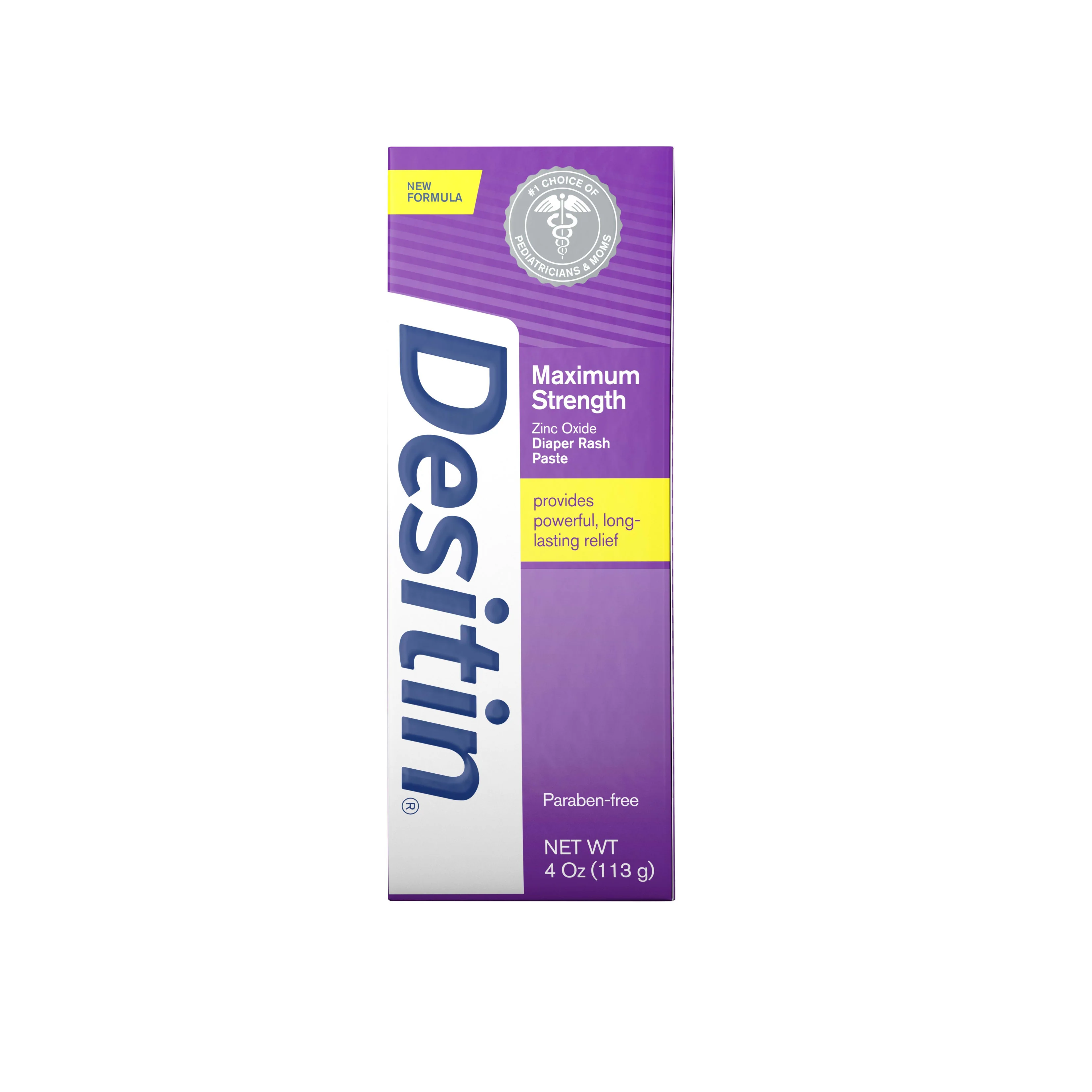 Desitin Maximum Strength Baby Diaper Rash Cream with Zinc Oxide, 4 oz