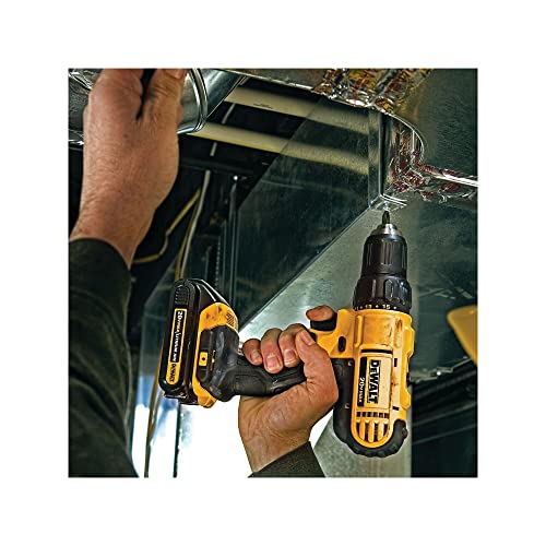 DEWALT 20V MAX Cordless Drill and Impact Driver, Power Tool Combo Kit with 2 Batteries and Charger (DCK240C2) - Image 9