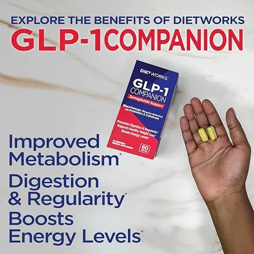 DietWorks GLP-1 Companion 60 Count Boosts Energy Levels - Image 4